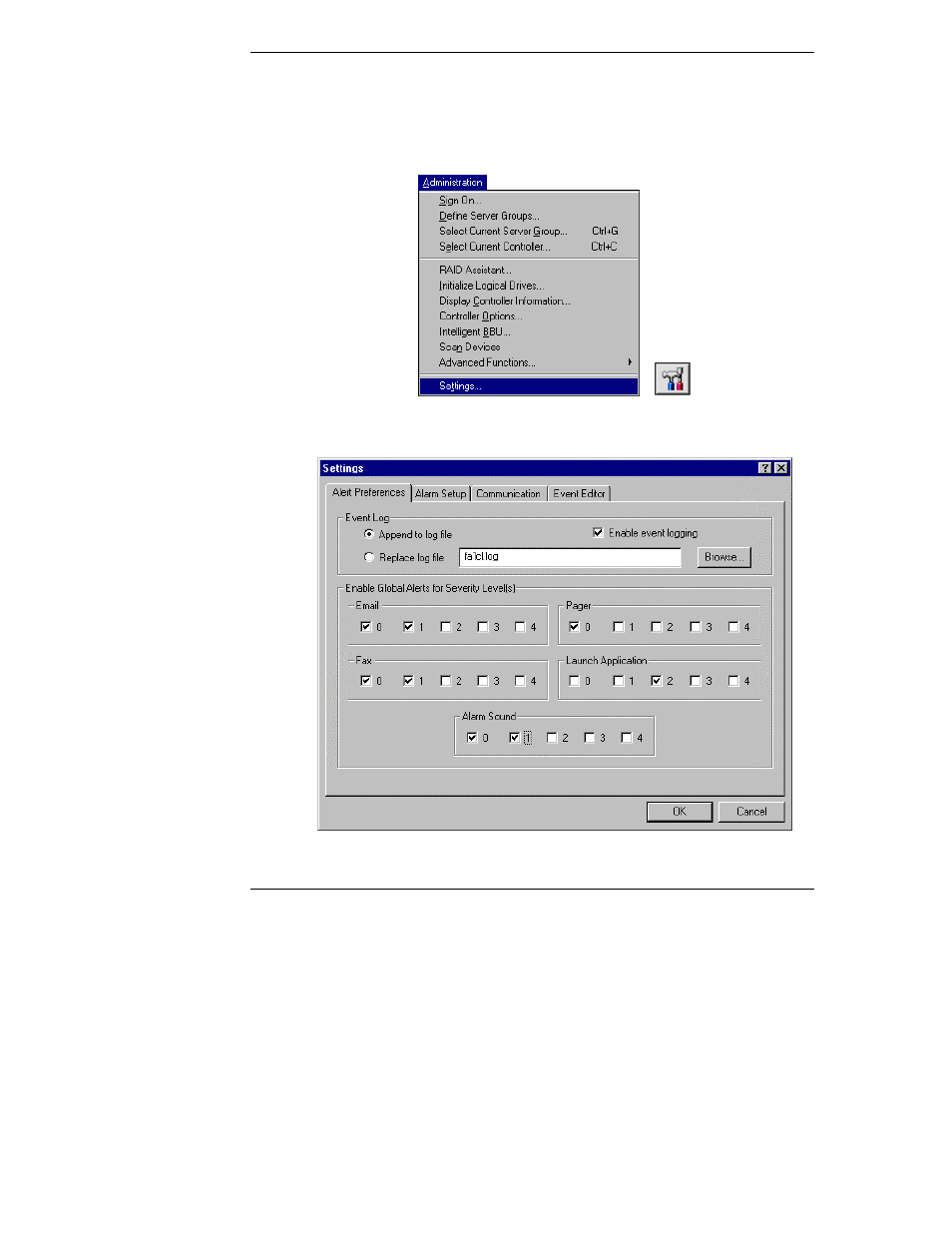 Setting and modifying user preferences | HP Netserver L Server series User Manual | Page 42 / 174