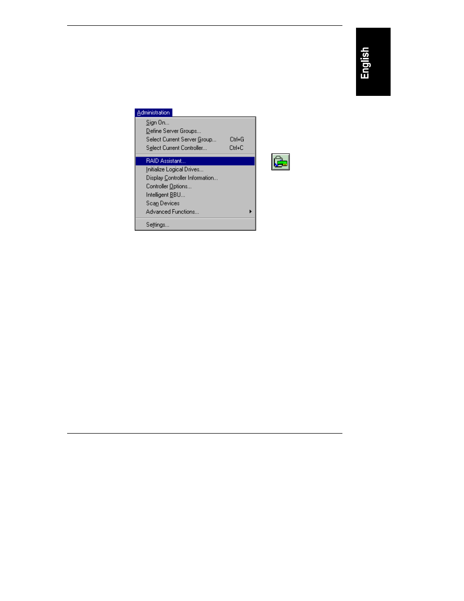 Entering raid assistant | HP Netserver L Server series User Manual | Page 69 / 174