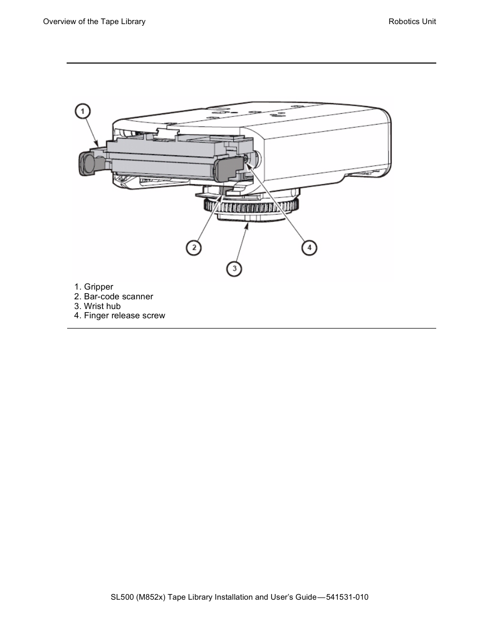 Figure 1-8, Hand assembly | HP Integrity NonStop H-Series User Manual | Page 21 / 76