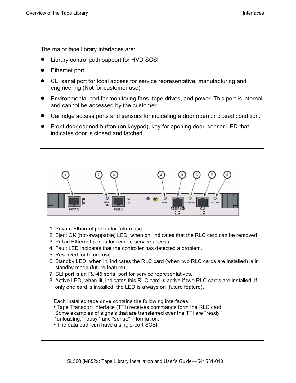 Interfaces, Figure 1-10. tape library interfaces locations | HP Integrity NonStop H-Series User Manual | Page 26 / 76