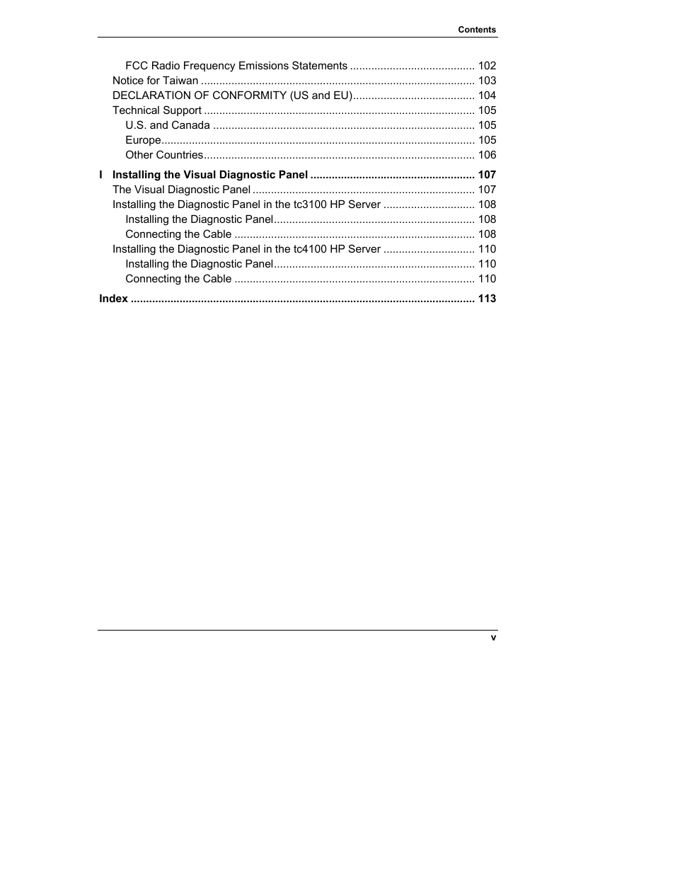 HP Server tc3100 series User Manual | Page 5 / 121