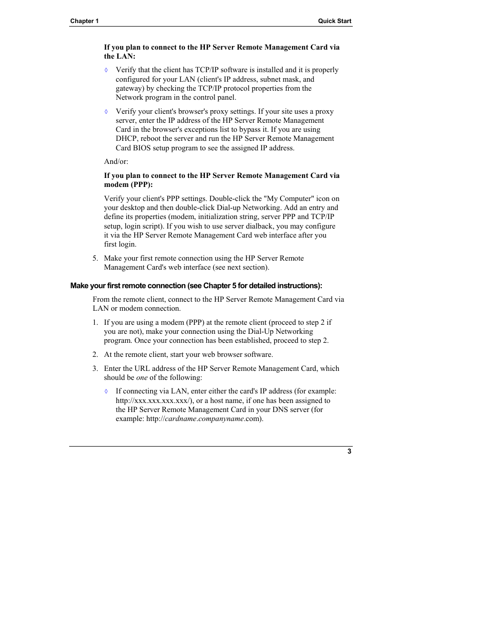 HP Server tc3100 series User Manual | Page 9 / 121