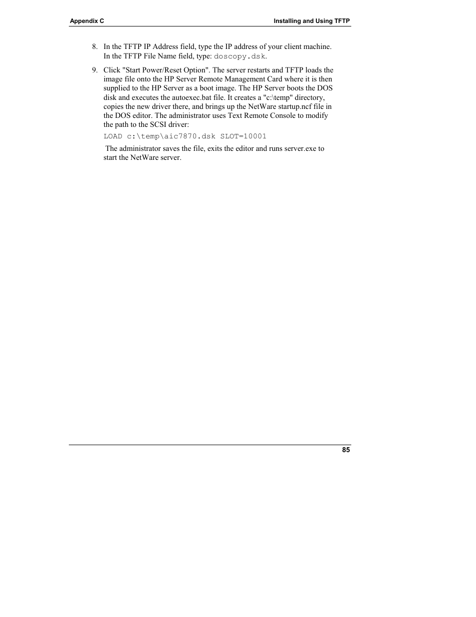 HP Server tc3100 series User Manual | Page 91 / 121