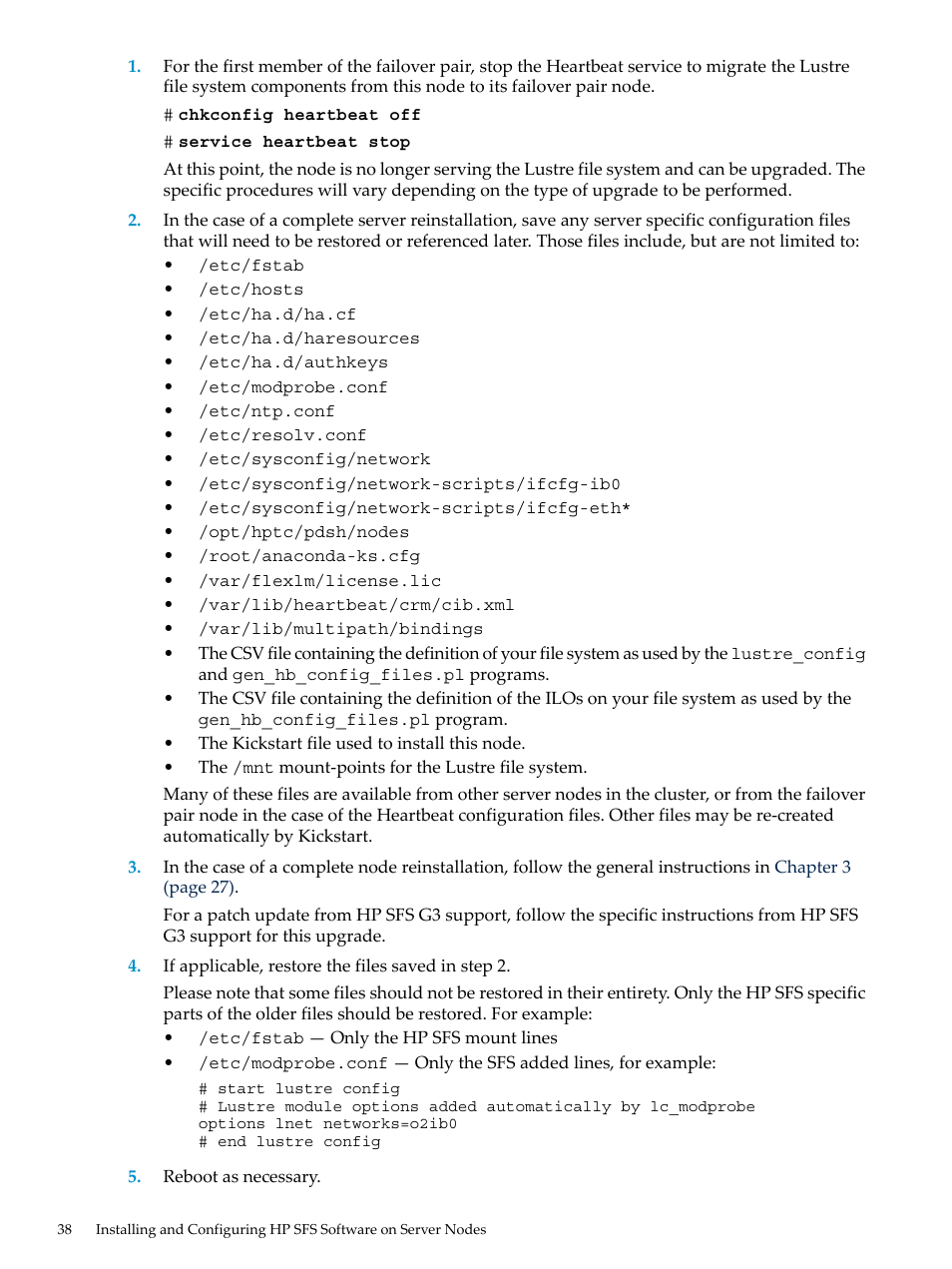 HP StorageWorks Scalable File Share User Manual | Page 38 / 84