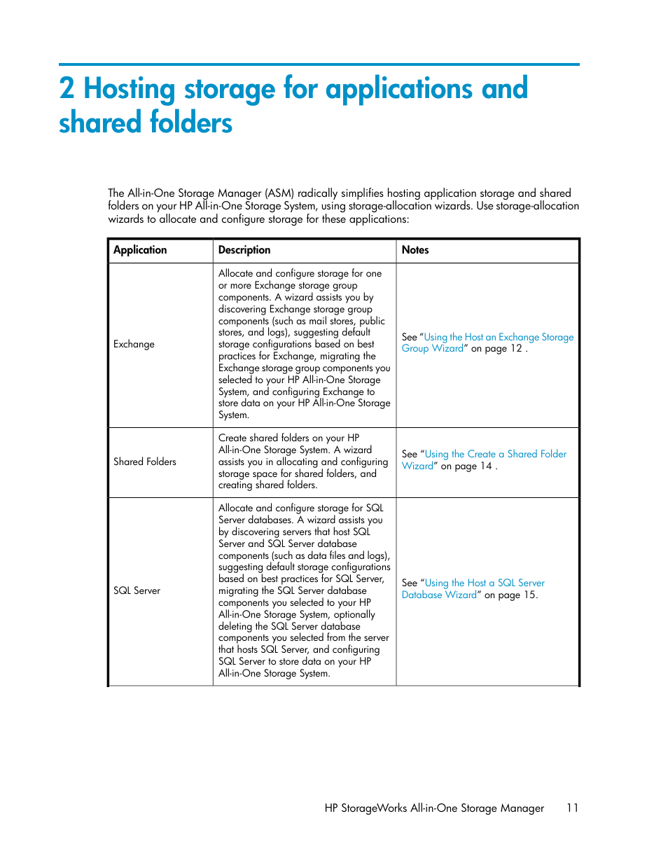 HP StorageWorks All-in-One SB600c Storage Blade User Manual | Page 11 / 80