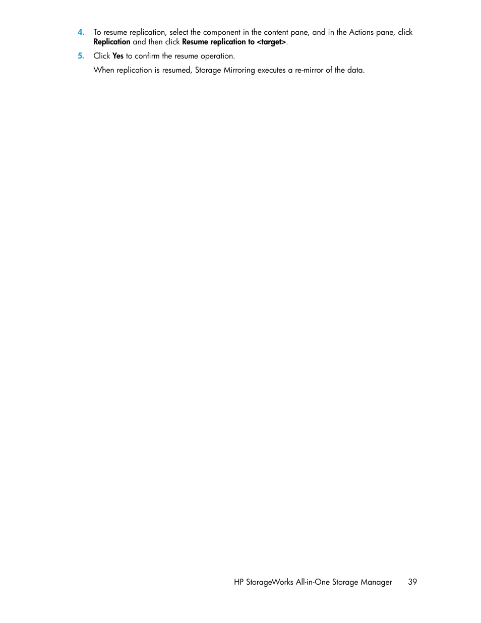 HP StorageWorks All-in-One SB600c Storage Blade User Manual | Page 39 / 80