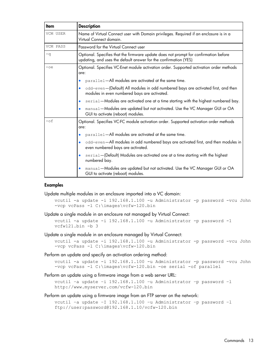 HP Virtual Connect 1.10Gb-F Ethernet Module for c-Class BladeSystem User Manual | Page 13 / 18