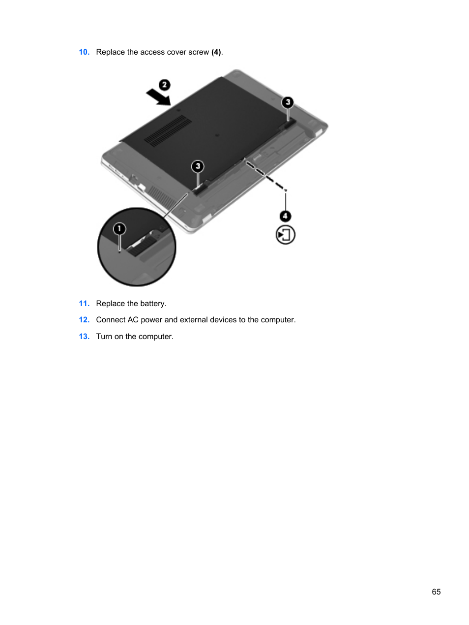 HP ProBook 4330S Notebook-PC User Manual | Page 75 / 100