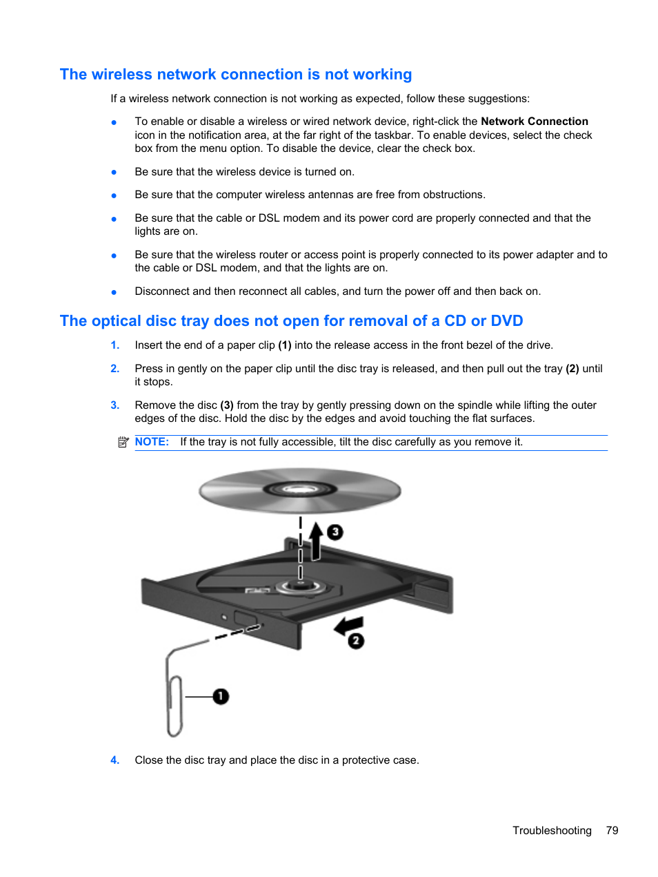 The wireless network connection is not working | HP ProBook 4330S Notebook-PC User Manual | Page 89 / 100