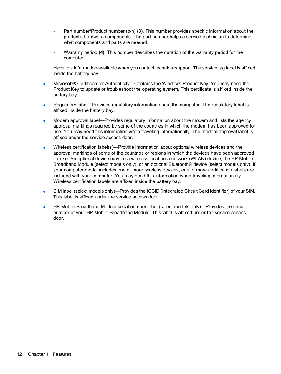 HP ProBook 5220m Notebook PC User Manual | Page 24 / 145