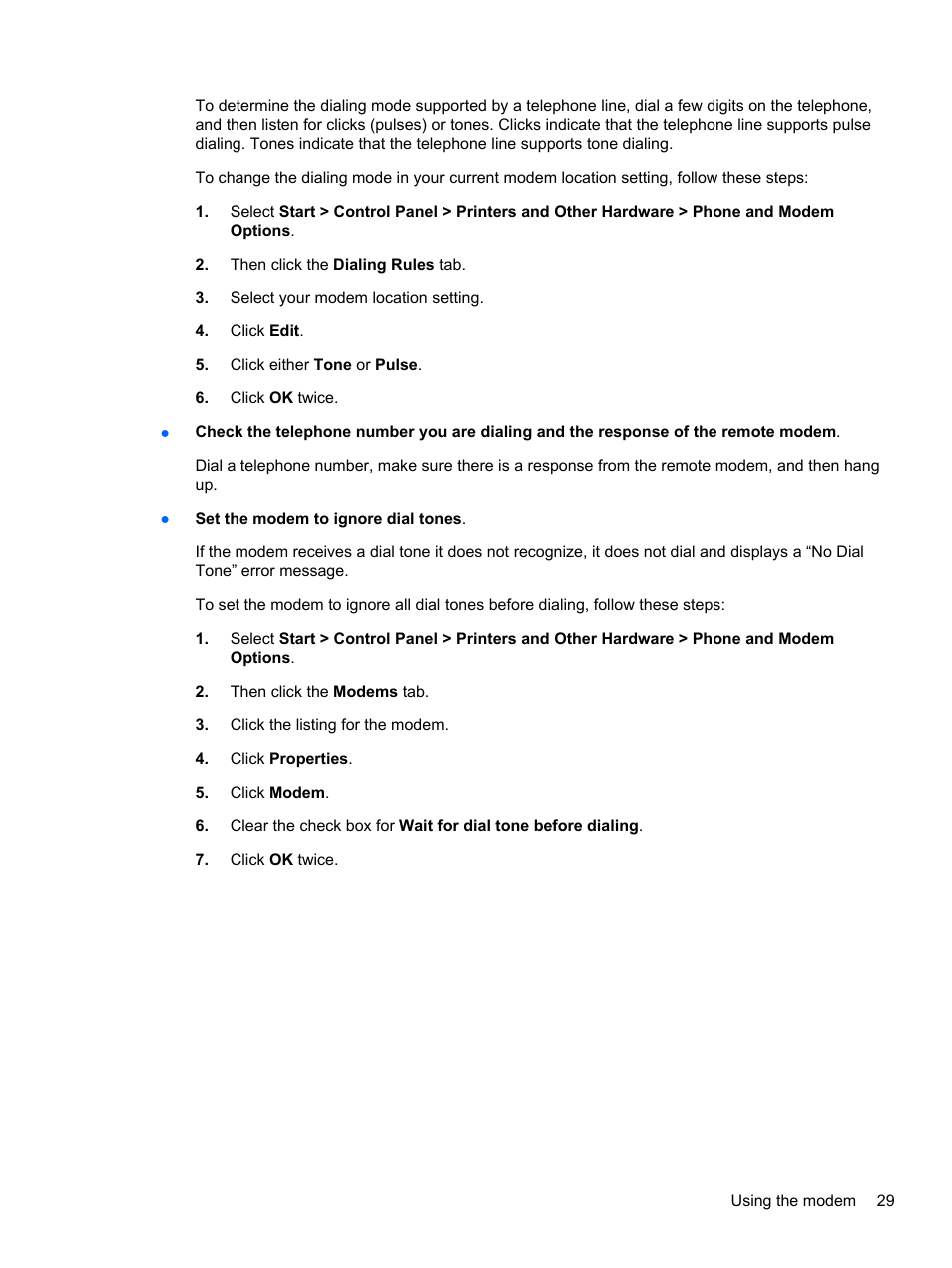 HP ProBook 5220m Notebook PC User Manual | Page 41 / 145