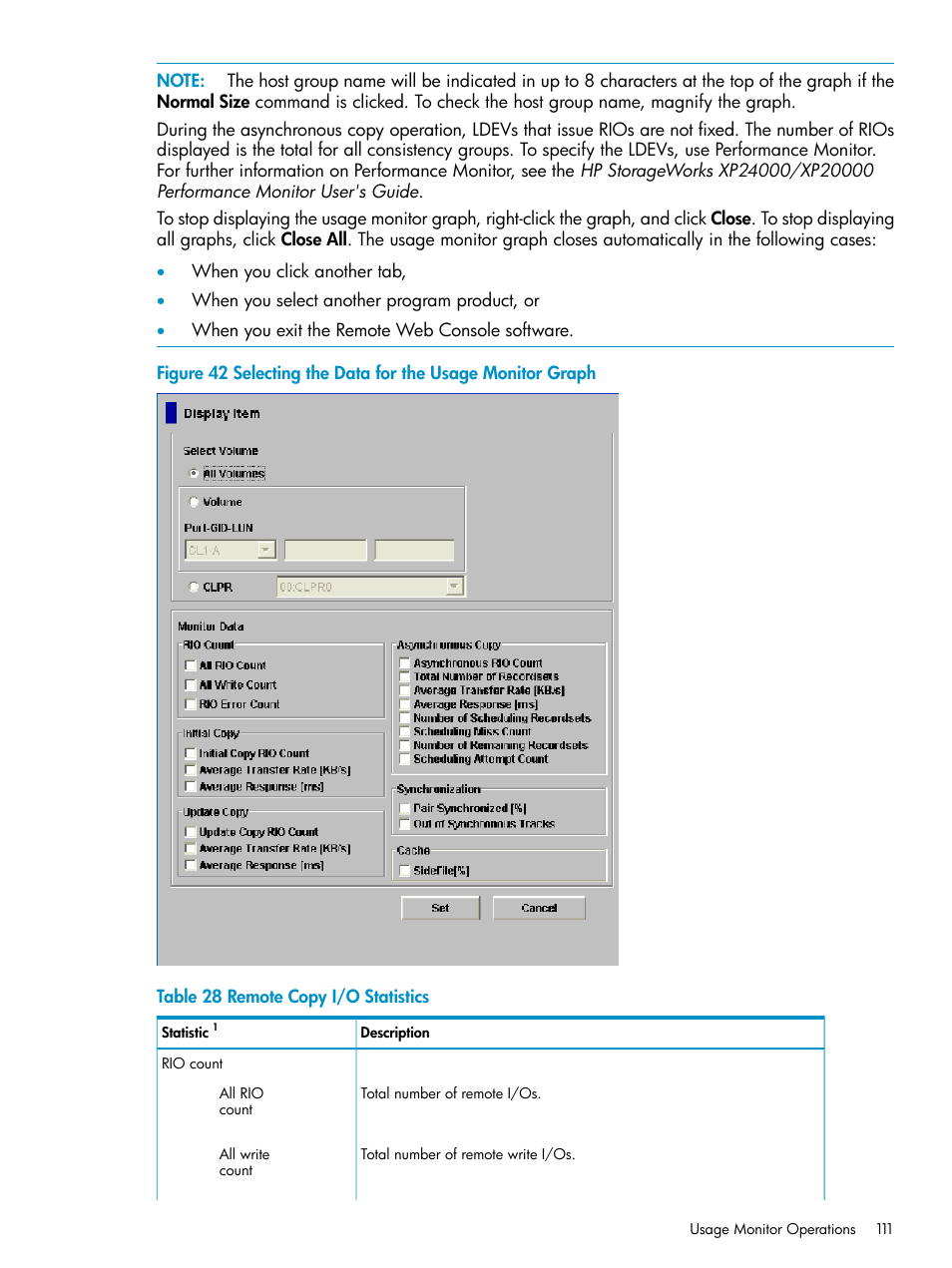 HP StorageWorks XP Remote Web Console Software User Manual | Page 111 / 180