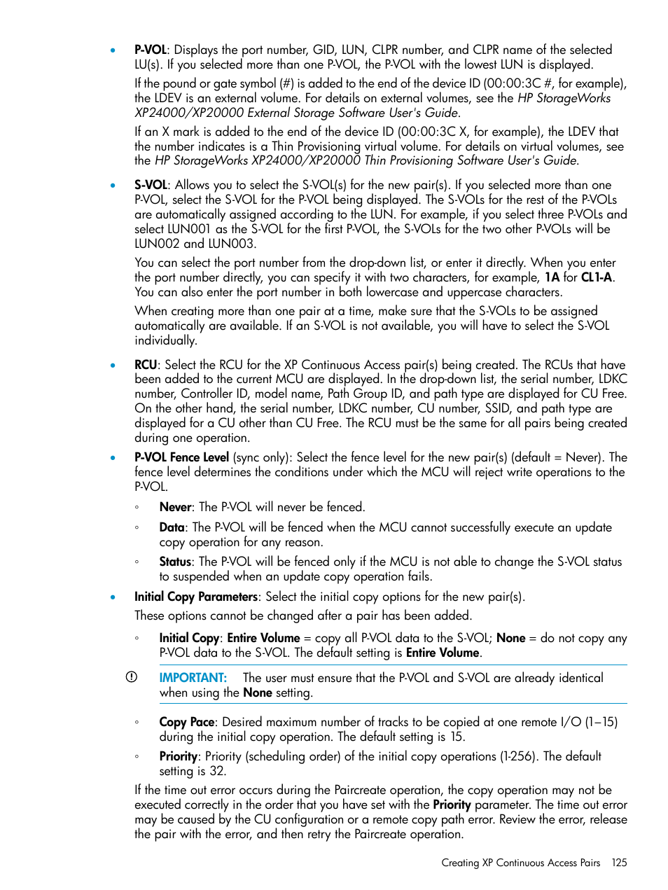 HP StorageWorks XP Remote Web Console Software User Manual | Page 125 / 180