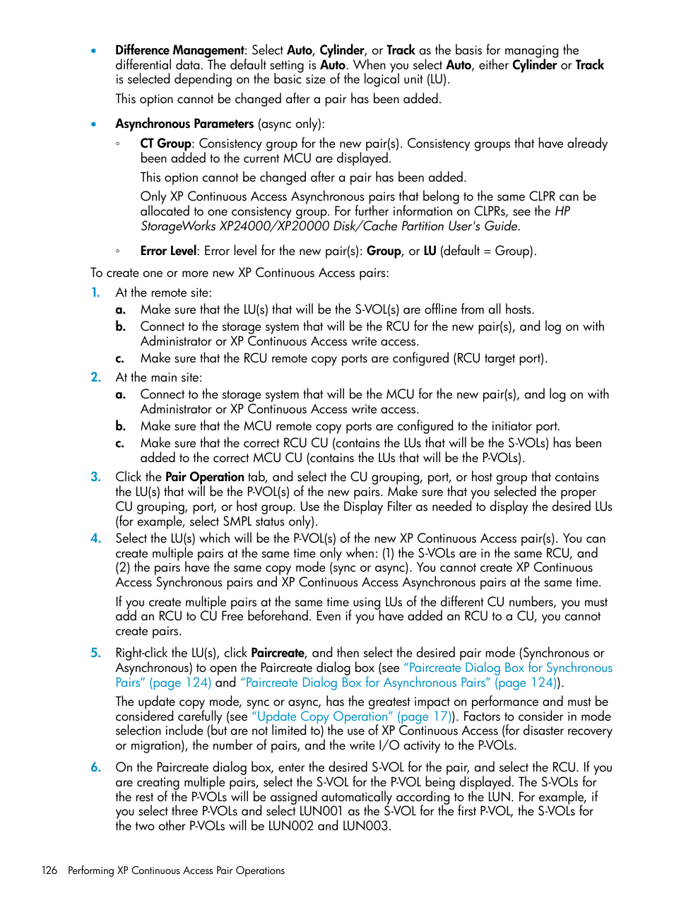 HP StorageWorks XP Remote Web Console Software User Manual | Page 126 / 180