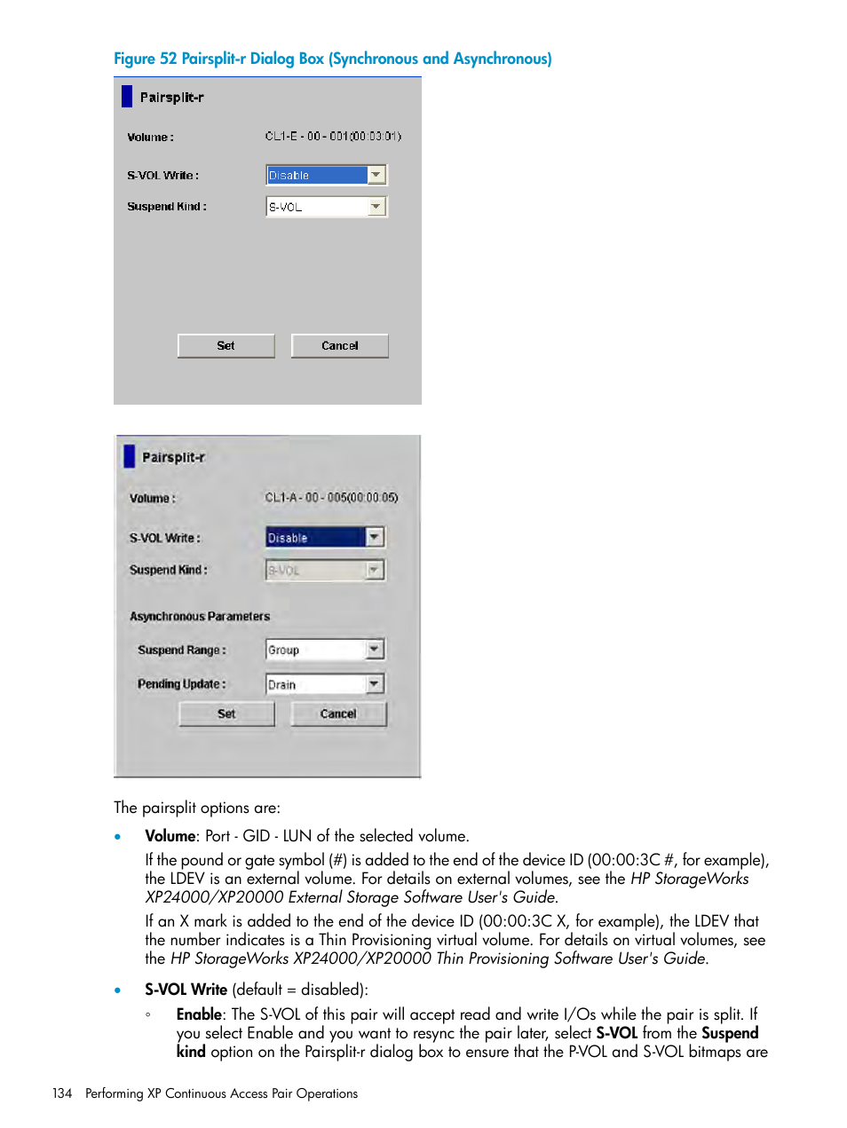 HP StorageWorks XP Remote Web Console Software User Manual | Page 134 / 180