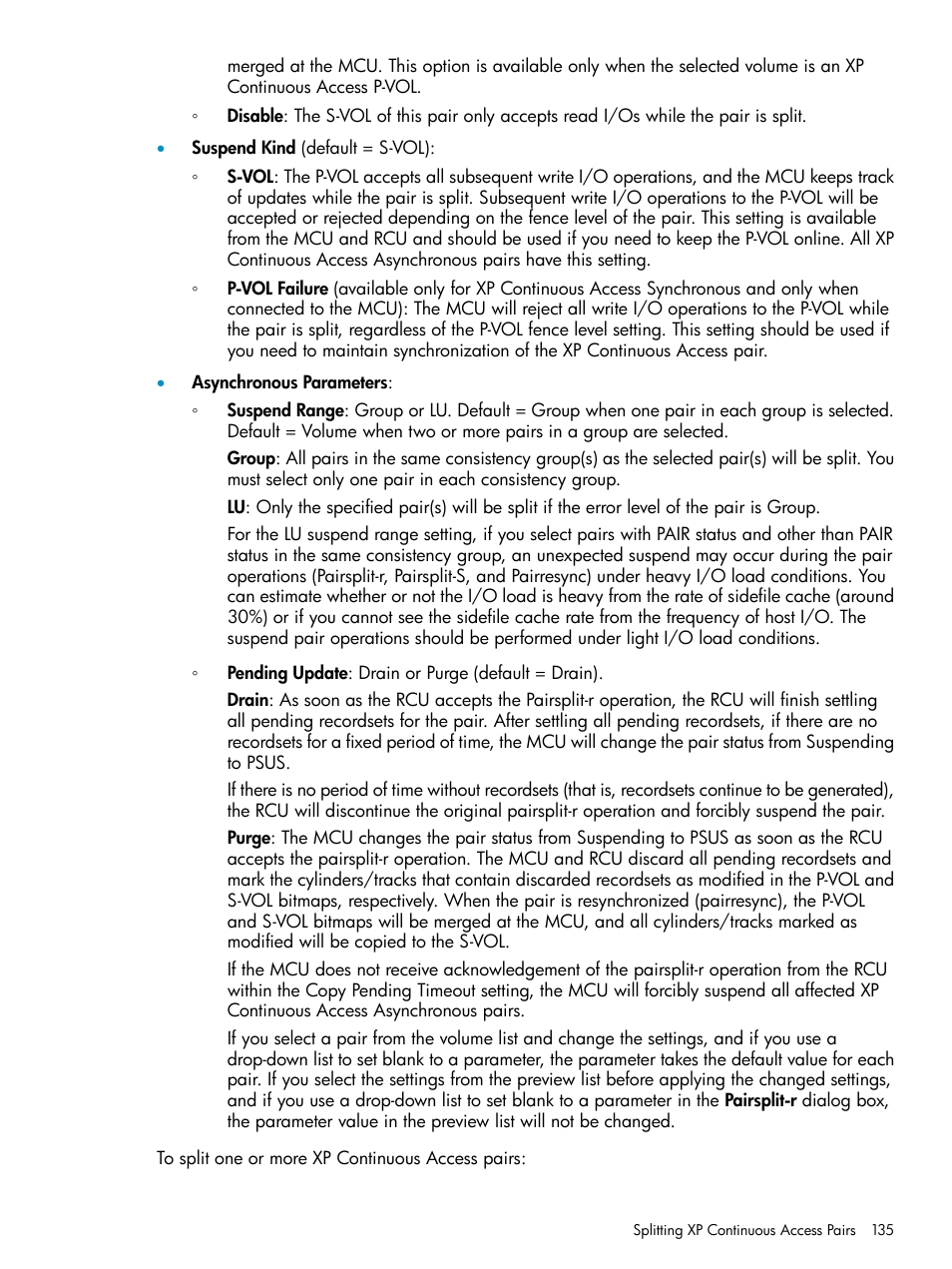 HP StorageWorks XP Remote Web Console Software User Manual | Page 135 / 180