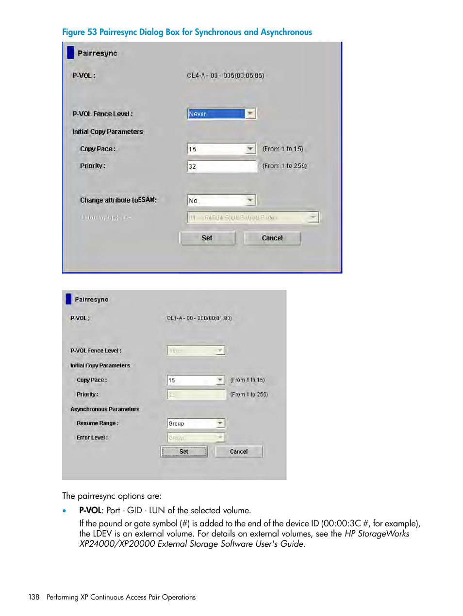 HP StorageWorks XP Remote Web Console Software User Manual | Page 138 / 180