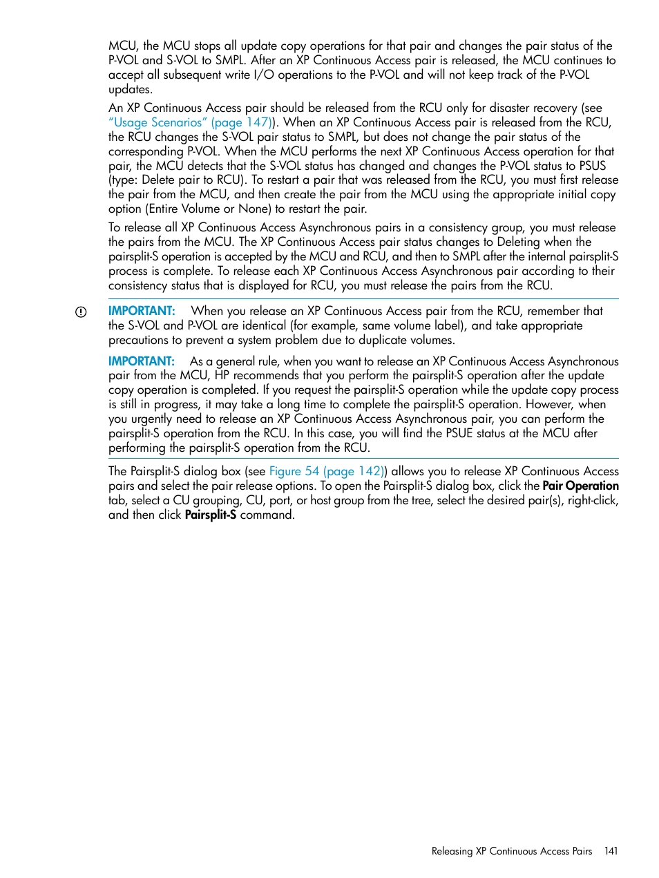 HP StorageWorks XP Remote Web Console Software User Manual | Page 141 / 180