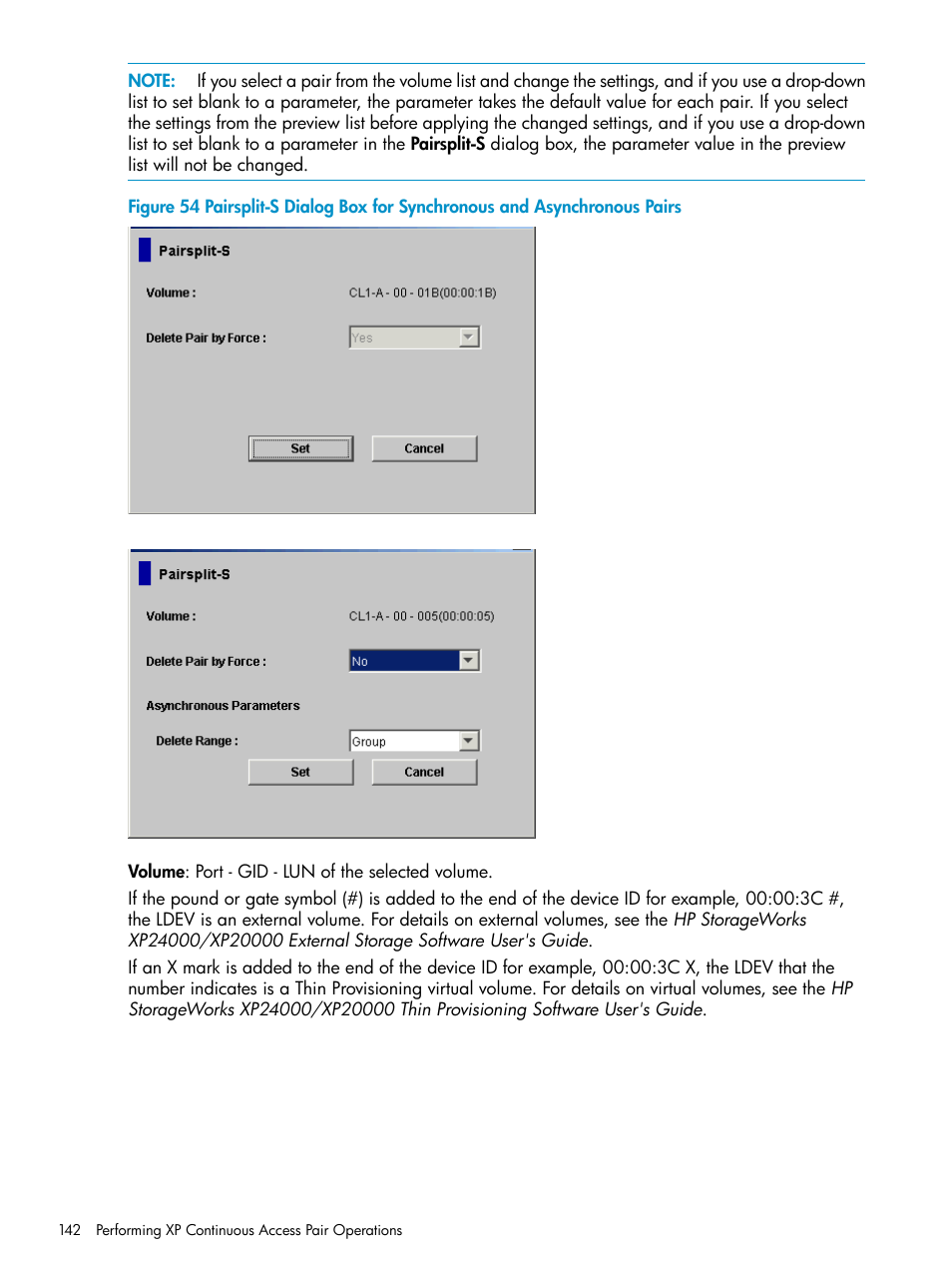 HP StorageWorks XP Remote Web Console Software User Manual | Page 142 / 180