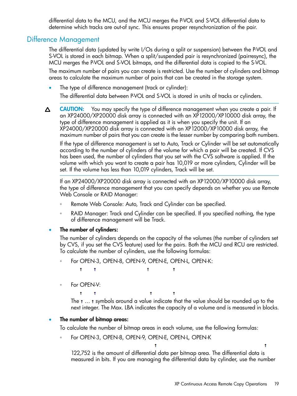 Difference management | HP StorageWorks XP Remote Web Console Software User Manual | Page 19 / 180