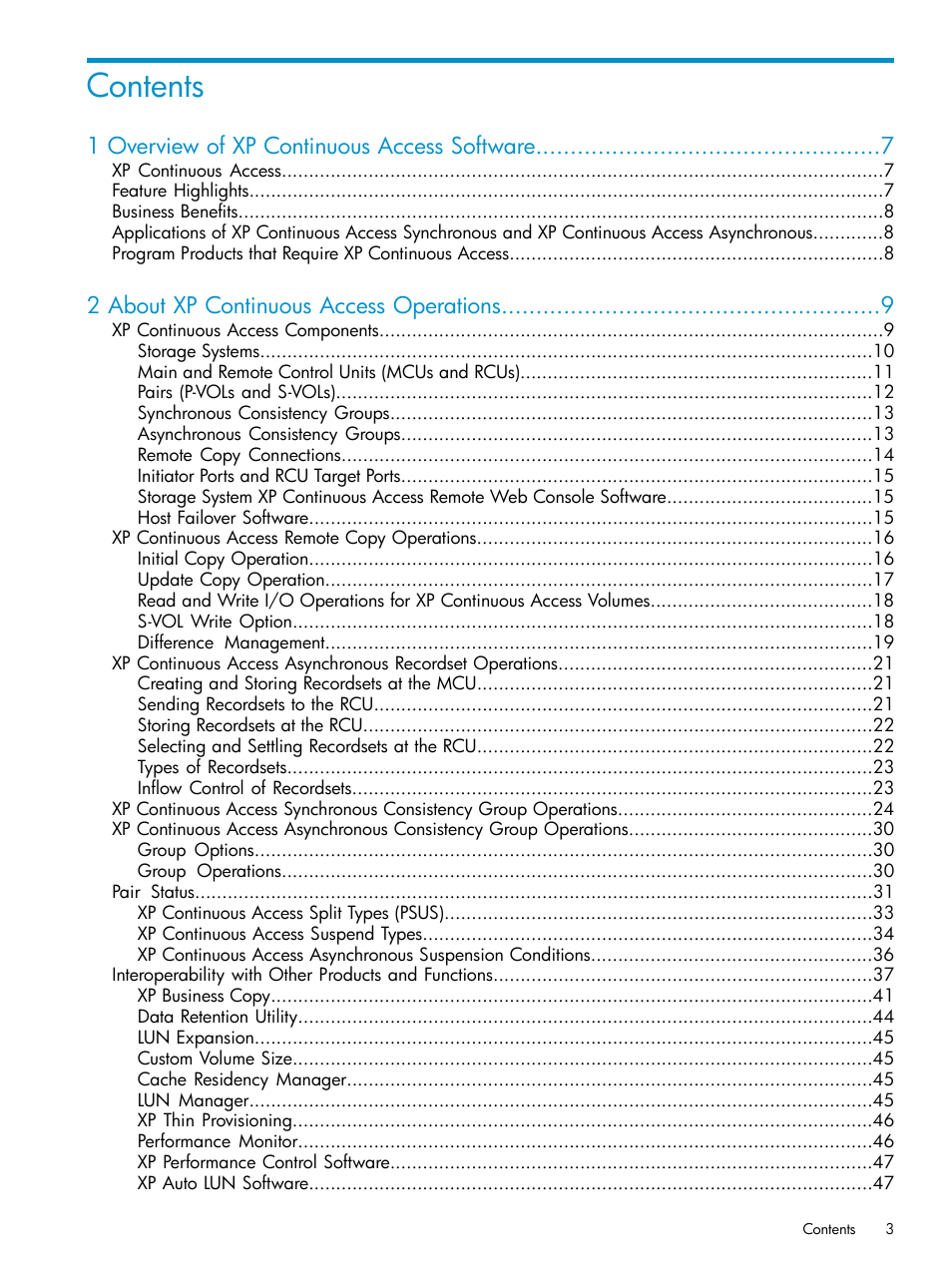 HP StorageWorks XP Remote Web Console Software User Manual | Page 3 / 180