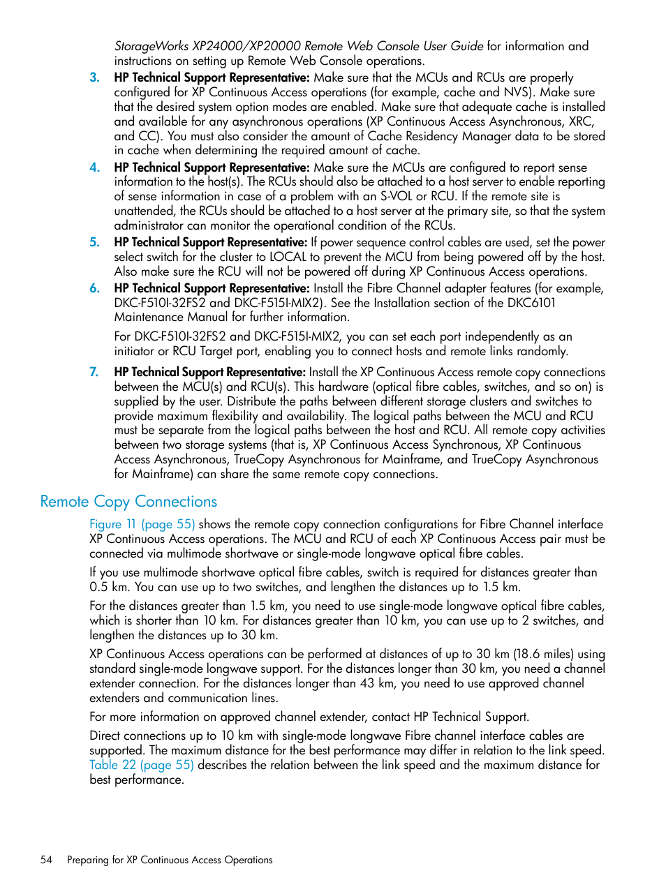 Remote copy connections | HP StorageWorks XP Remote Web Console Software User Manual | Page 54 / 180