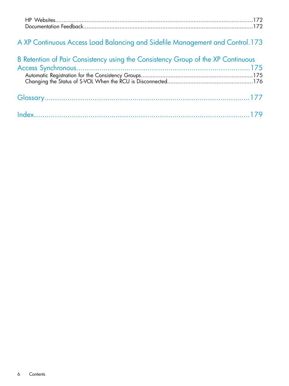 HP StorageWorks XP Remote Web Console Software User Manual | Page 6 / 180