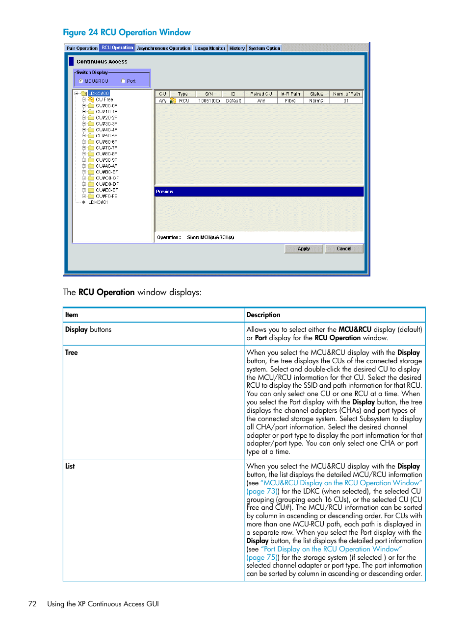 HP StorageWorks XP Remote Web Console Software User Manual | Page 72 / 180