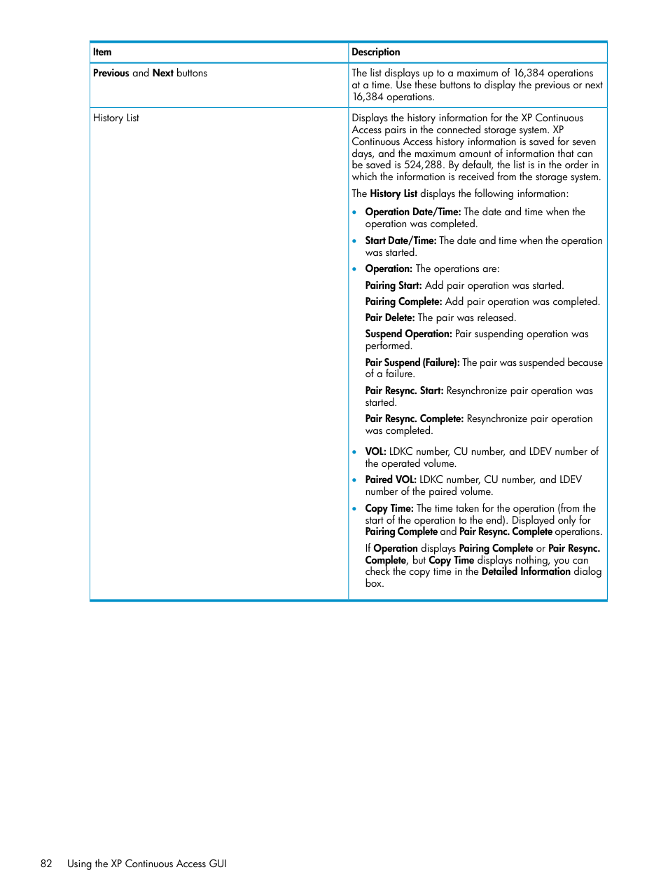 HP StorageWorks XP Remote Web Console Software User Manual | Page 82 / 180