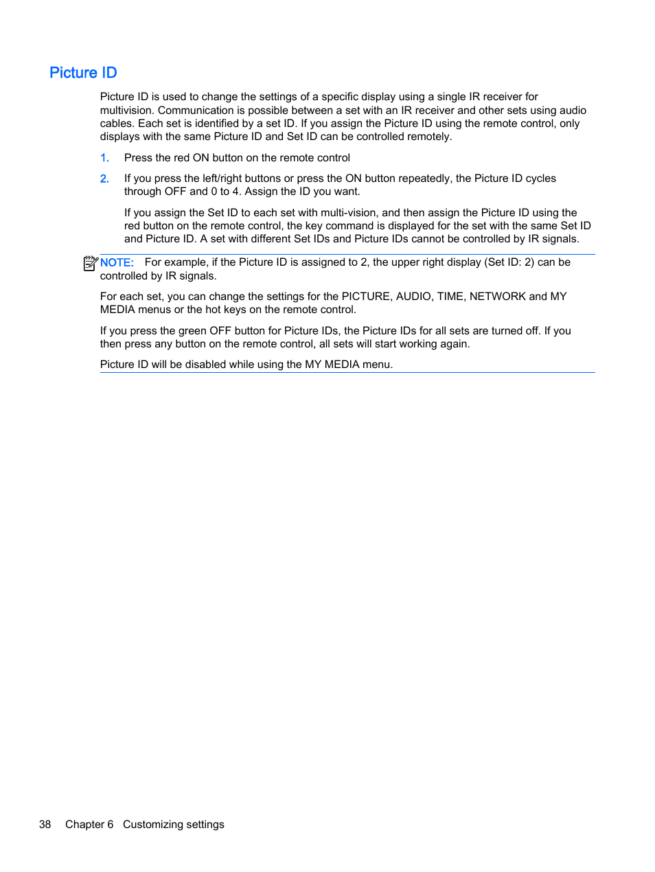 Picture id | HP LD4245tm 41.92-inch Interactive LED Digital Signage Display User Manual | Page 48 / 114
