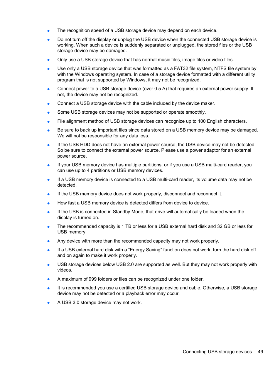 HP LD4245tm 41.92-inch Interactive LED Digital Signage Display User Manual | Page 59 / 114