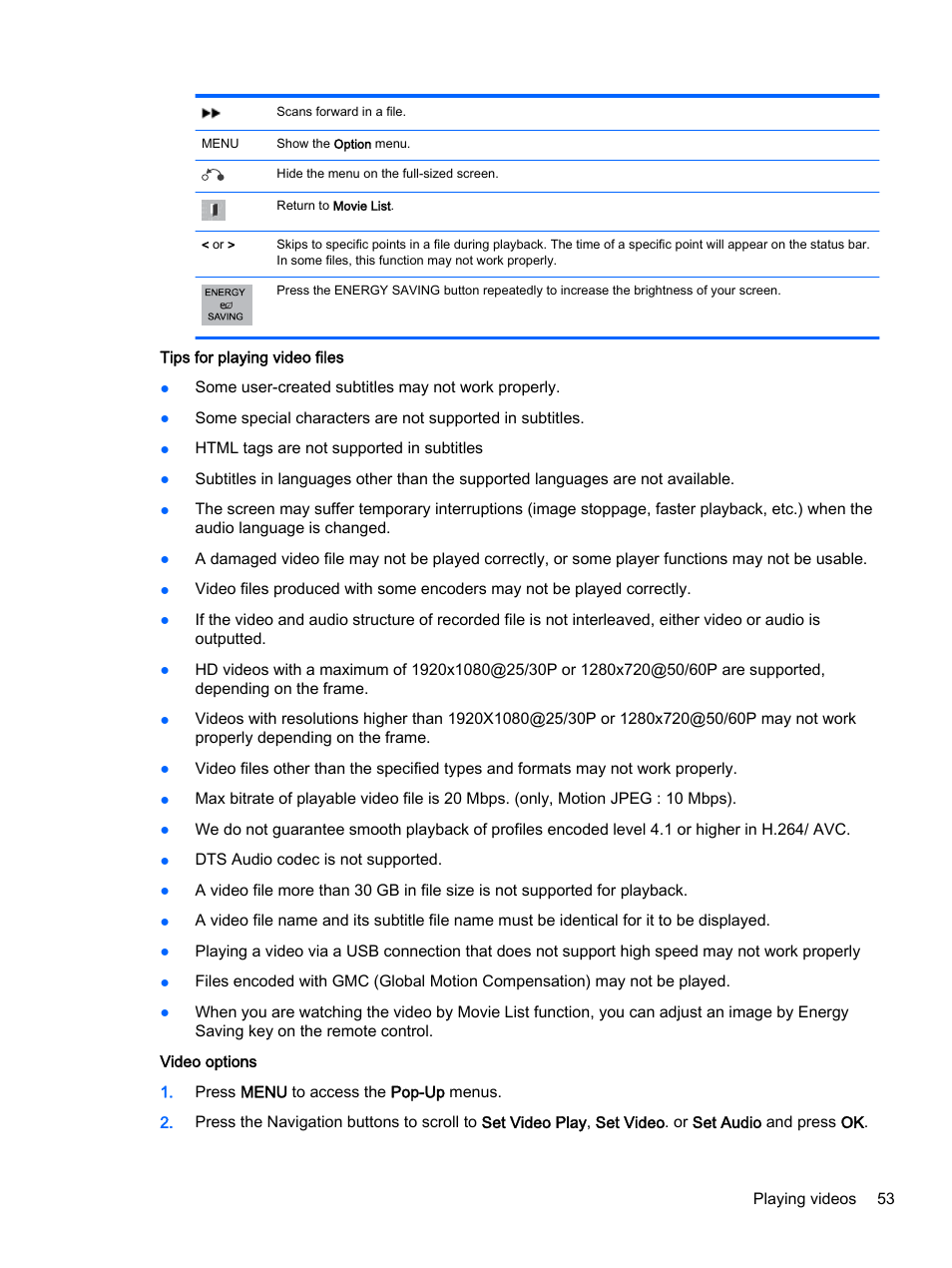 HP LD4245tm 41.92-inch Interactive LED Digital Signage Display User Manual | Page 63 / 114
