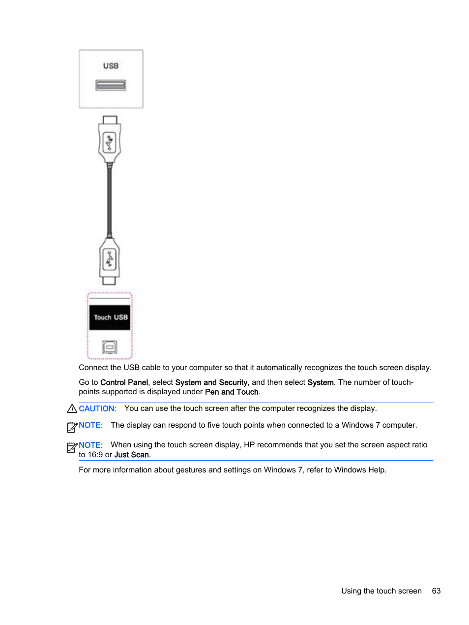 HP LD4245tm 41.92-inch Interactive LED Digital Signage Display User Manual | Page 73 / 114