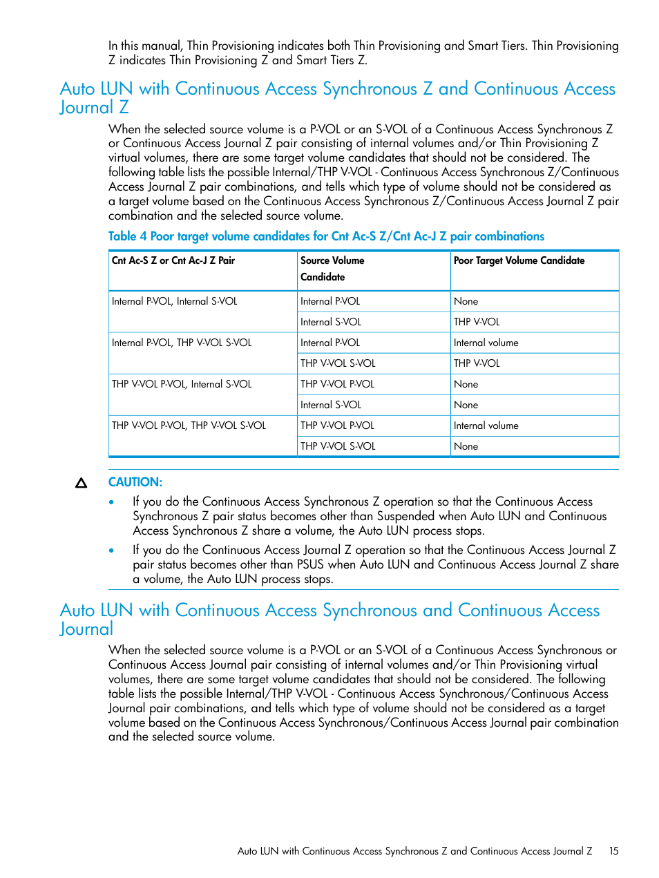 HP XP P9000 Auto LUN Software User Manual | Page 15 / 72