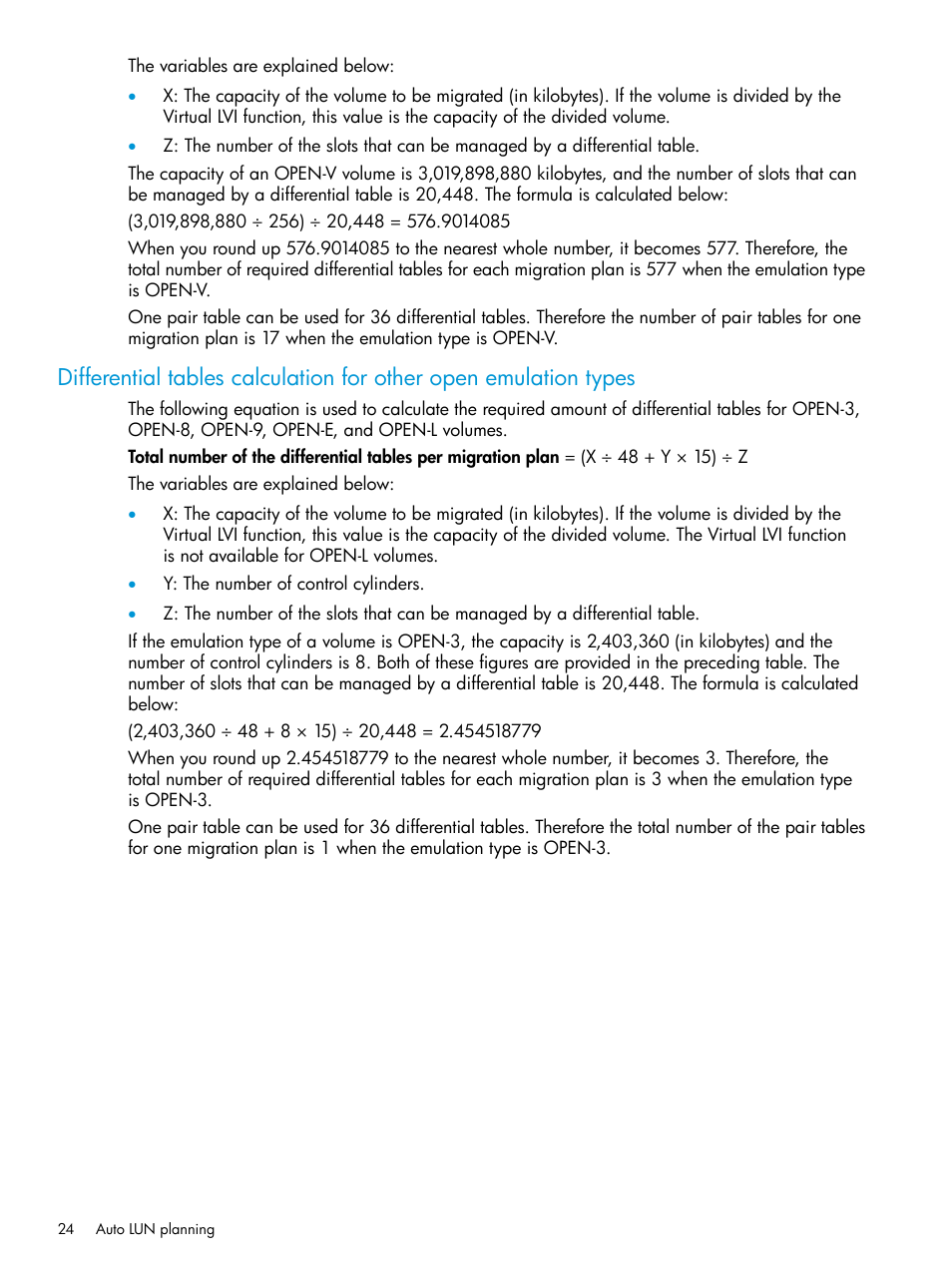 HP XP P9000 Auto LUN Software User Manual | Page 24 / 72