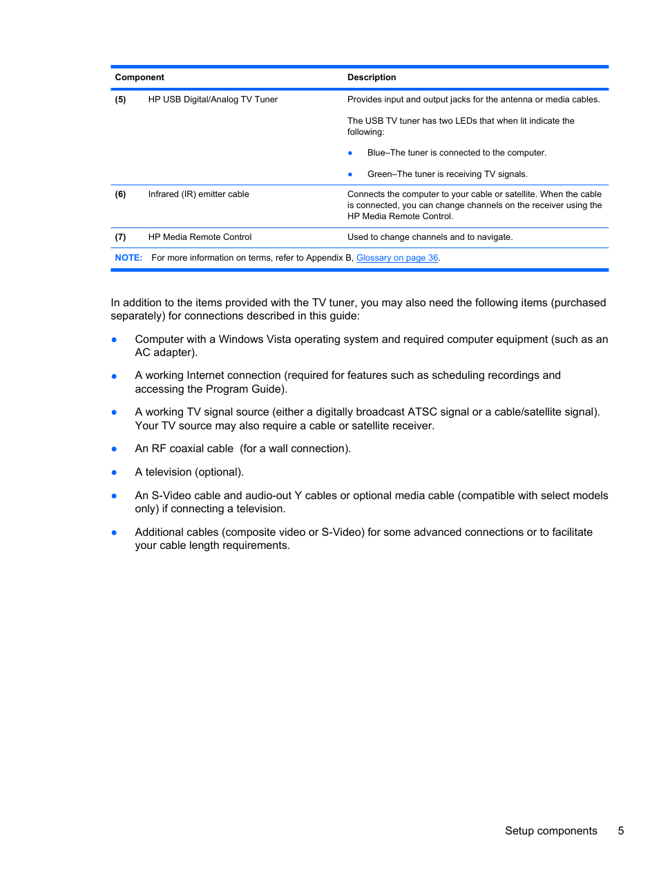 HP USB Hybrid ATSC NTSC QAM FM TV Tuner User Manual | Page 9 / 43