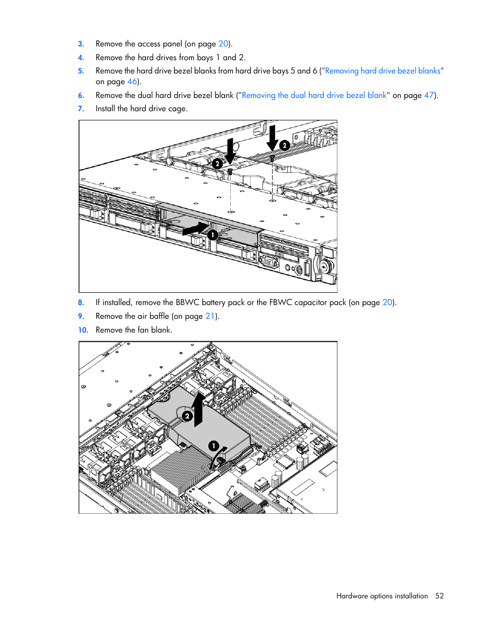 HP ProLiant DL360 G7 Server User Manual | Page 52 / 130