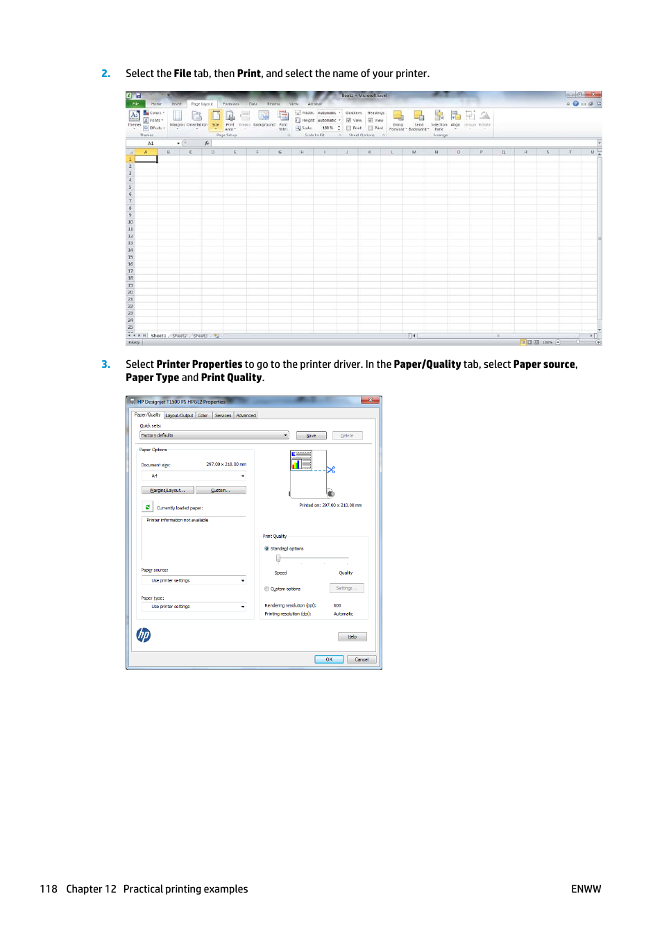 HP Designjet T920 ePrinter series User Manual | Page 126 / 210