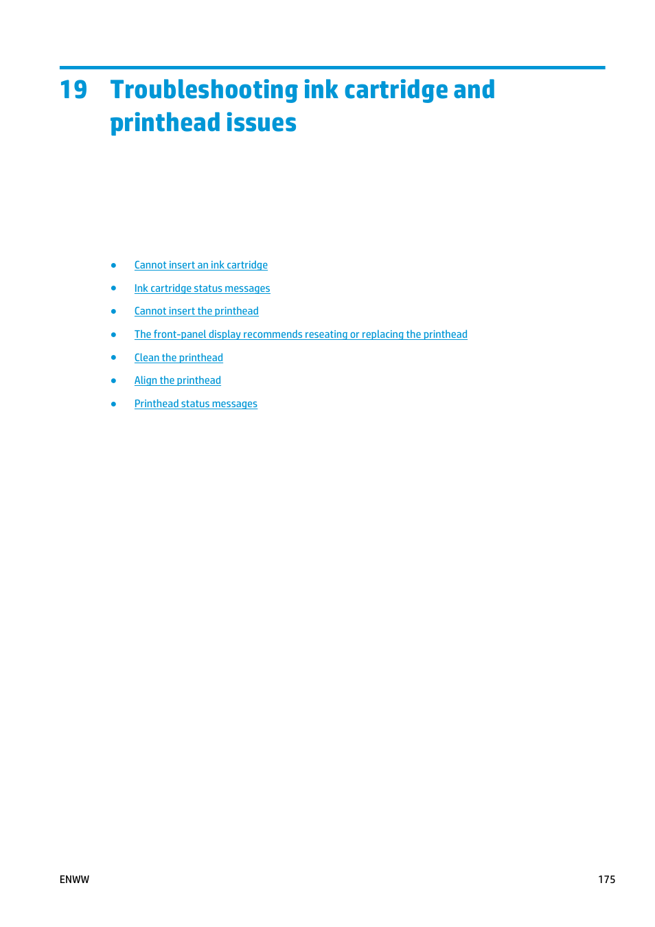 Troubleshooting ink cartridge and printhead issues | HP Designjet T920 ePrinter series User Manual | Page 183 / 210