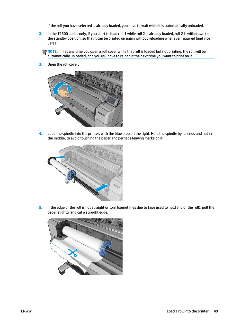 HP Designjet T920 ePrinter series User Manual | Page 57 / 210