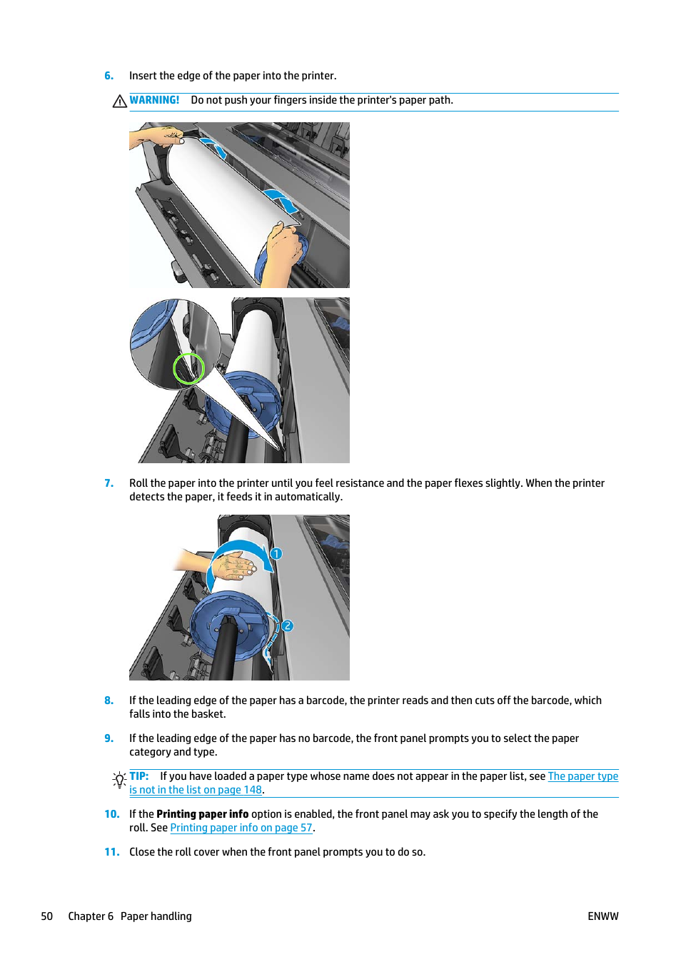 HP Designjet T920 ePrinter series User Manual | Page 58 / 210