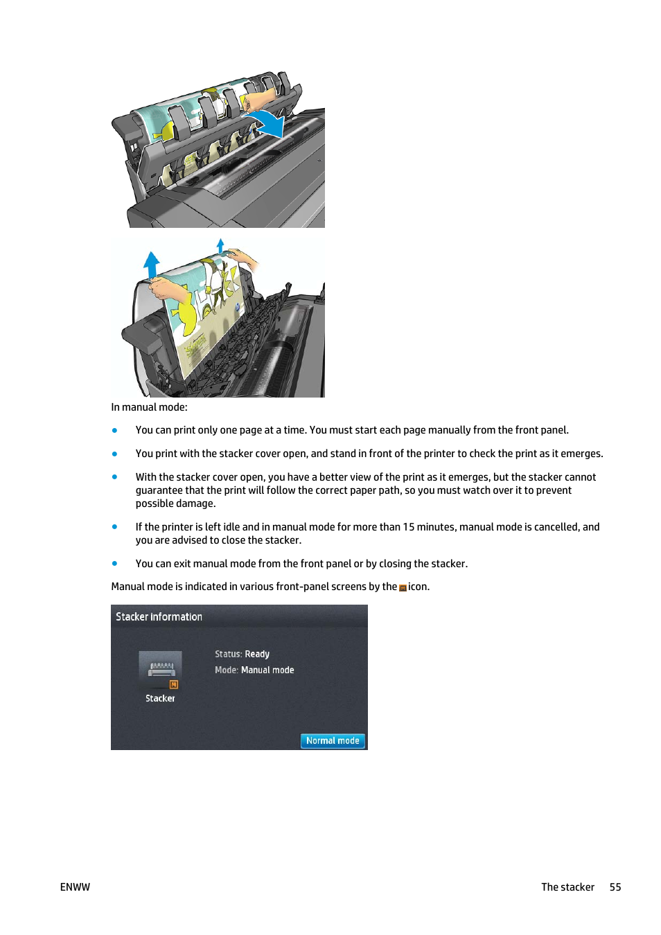 HP Designjet T920 ePrinter series User Manual | Page 63 / 210