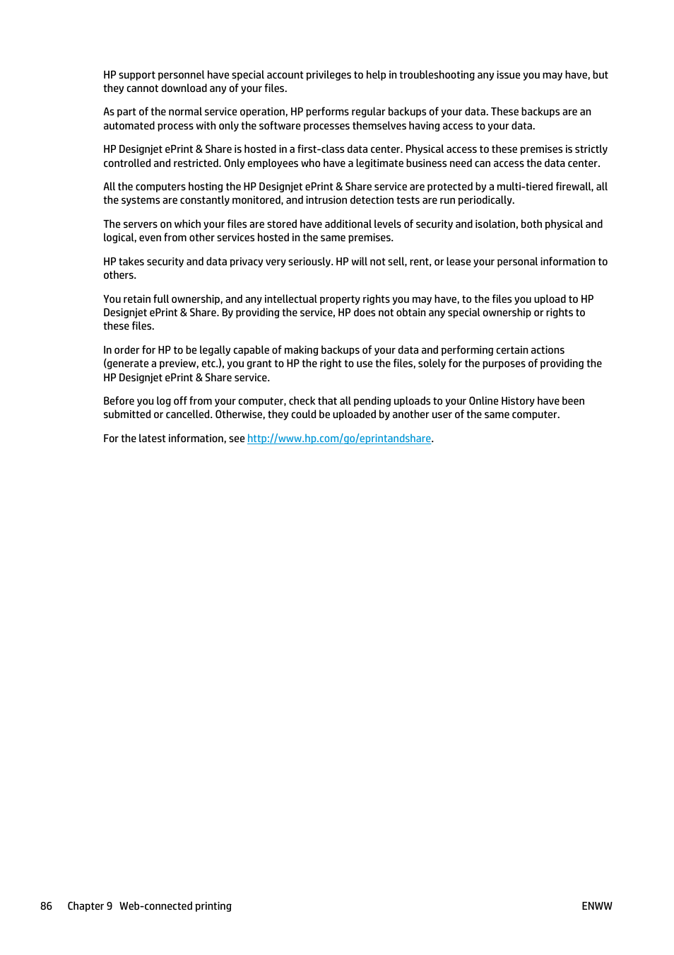 HP Designjet T920 ePrinter series User Manual | Page 94 / 210