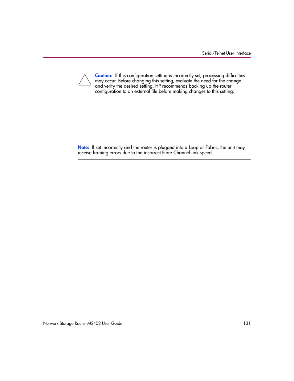 HP Network Storage Router m2402 User Manual | Page 125 / 244