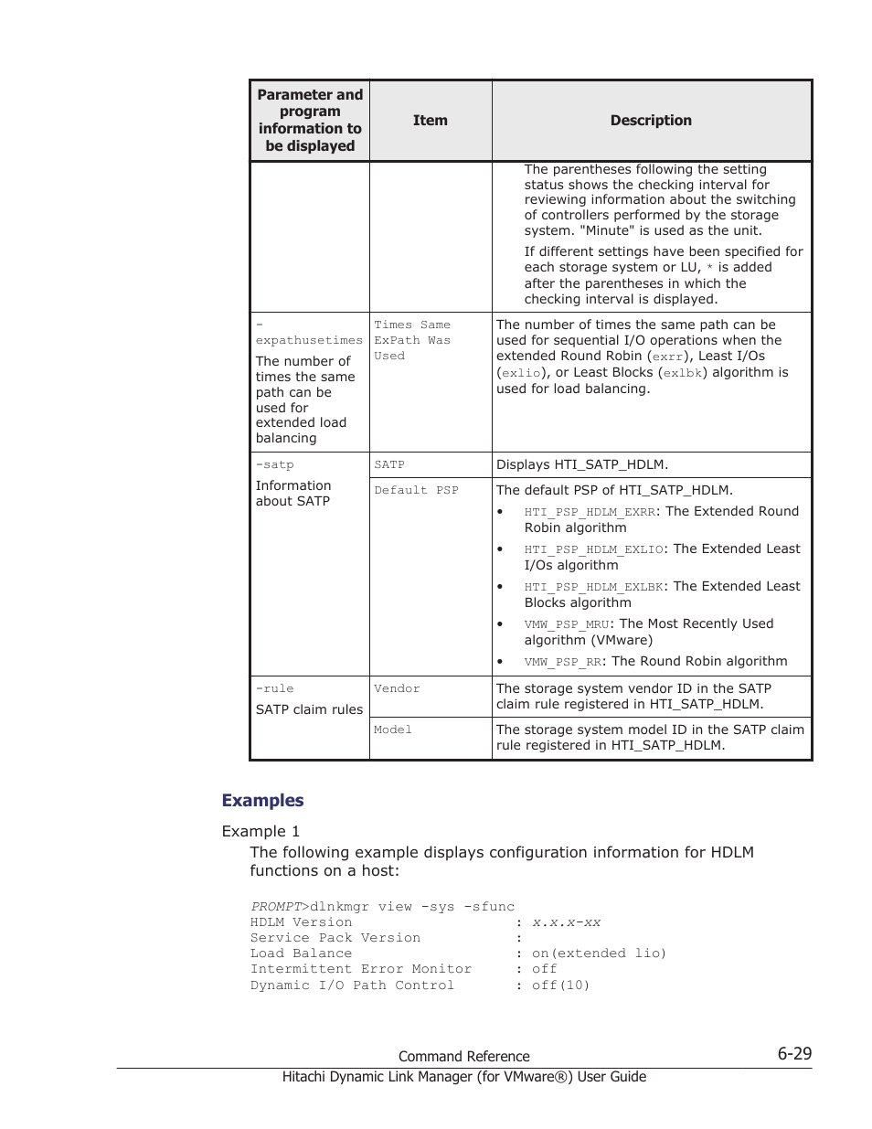 Examples | HP XP7 Storage User Manual | Page 121 / 250