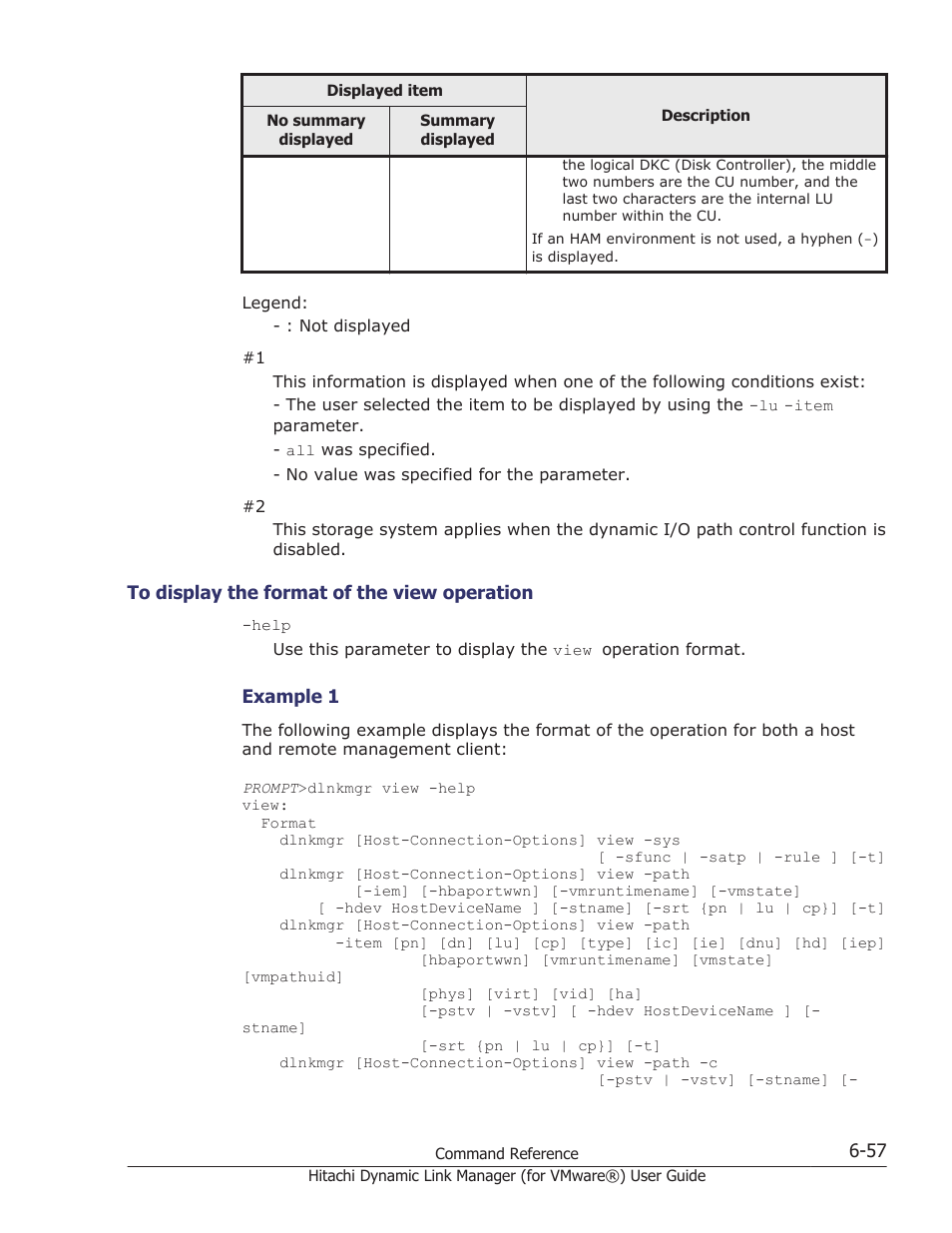 To display the format of the view operation -57 | HP XP7 Storage User Manual | Page 149 / 250
