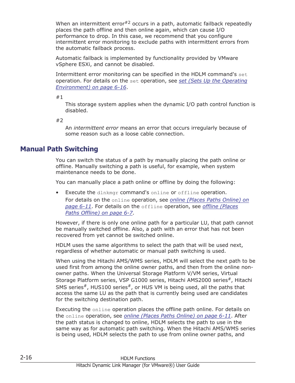 Manual path switching, Manual path switching -16 | HP XP7 Storage User Manual | Page 34 / 250