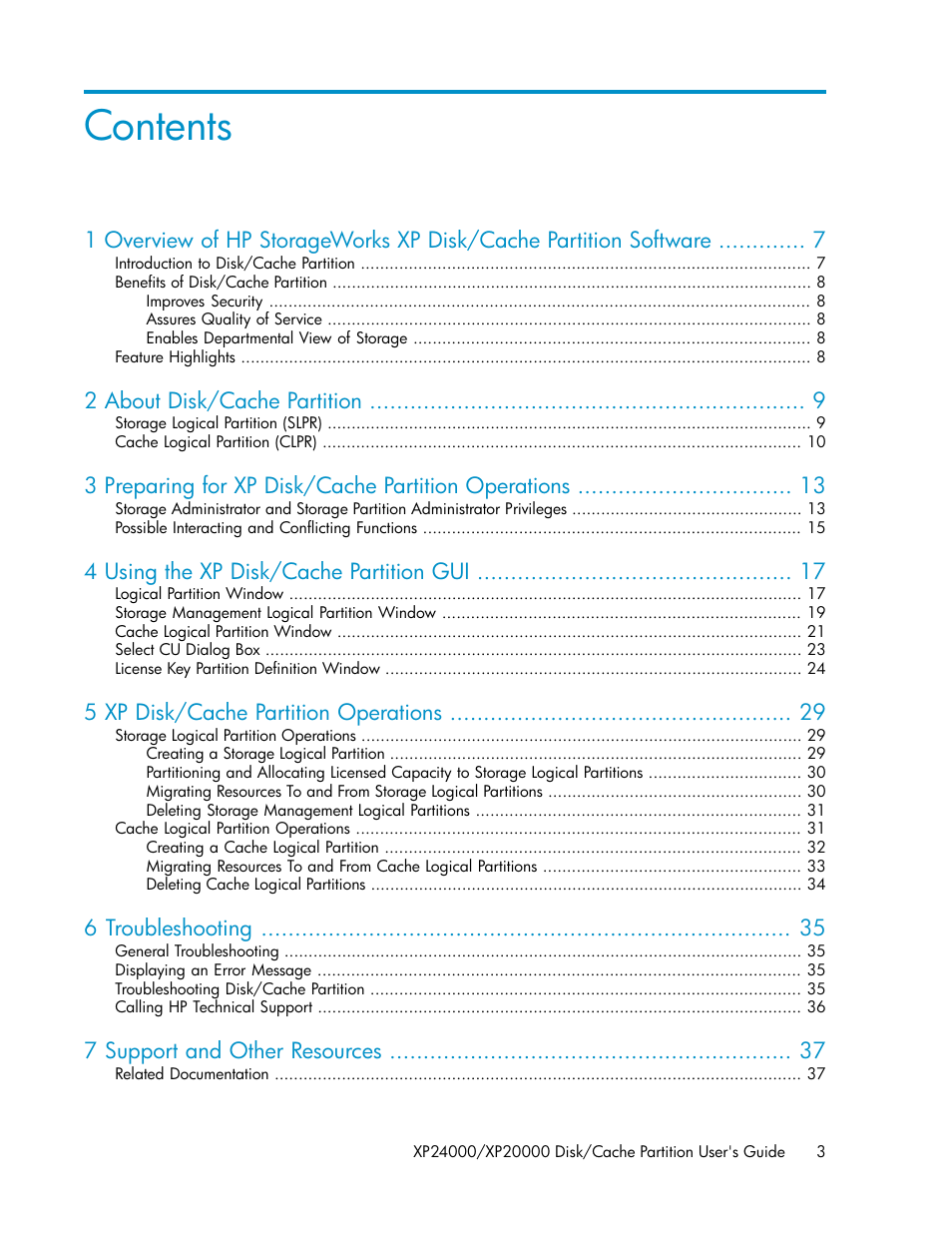 HP StorageWorks XP Remote Web Console Software User Manual | Page 3 / 42