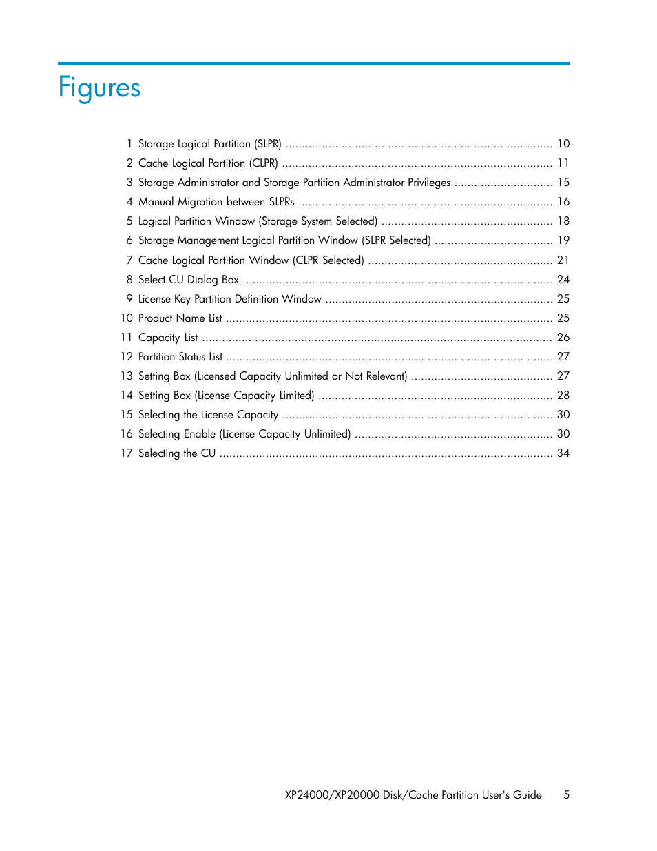 Figures | HP StorageWorks XP Remote Web Console Software User Manual | Page 5 / 42