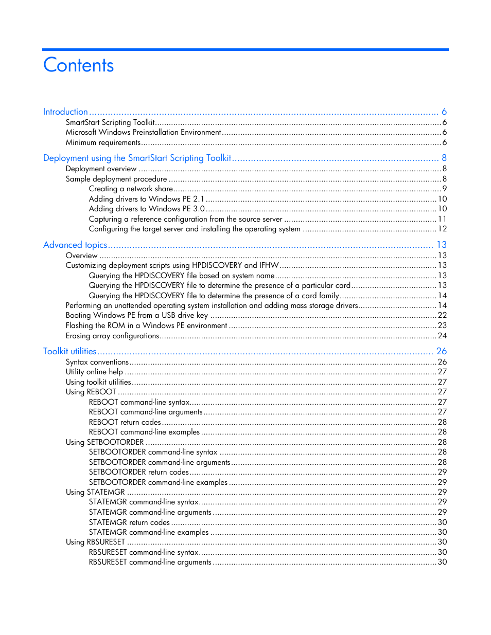 HP Linux Server Management Software User Manual | Page 3 / 74